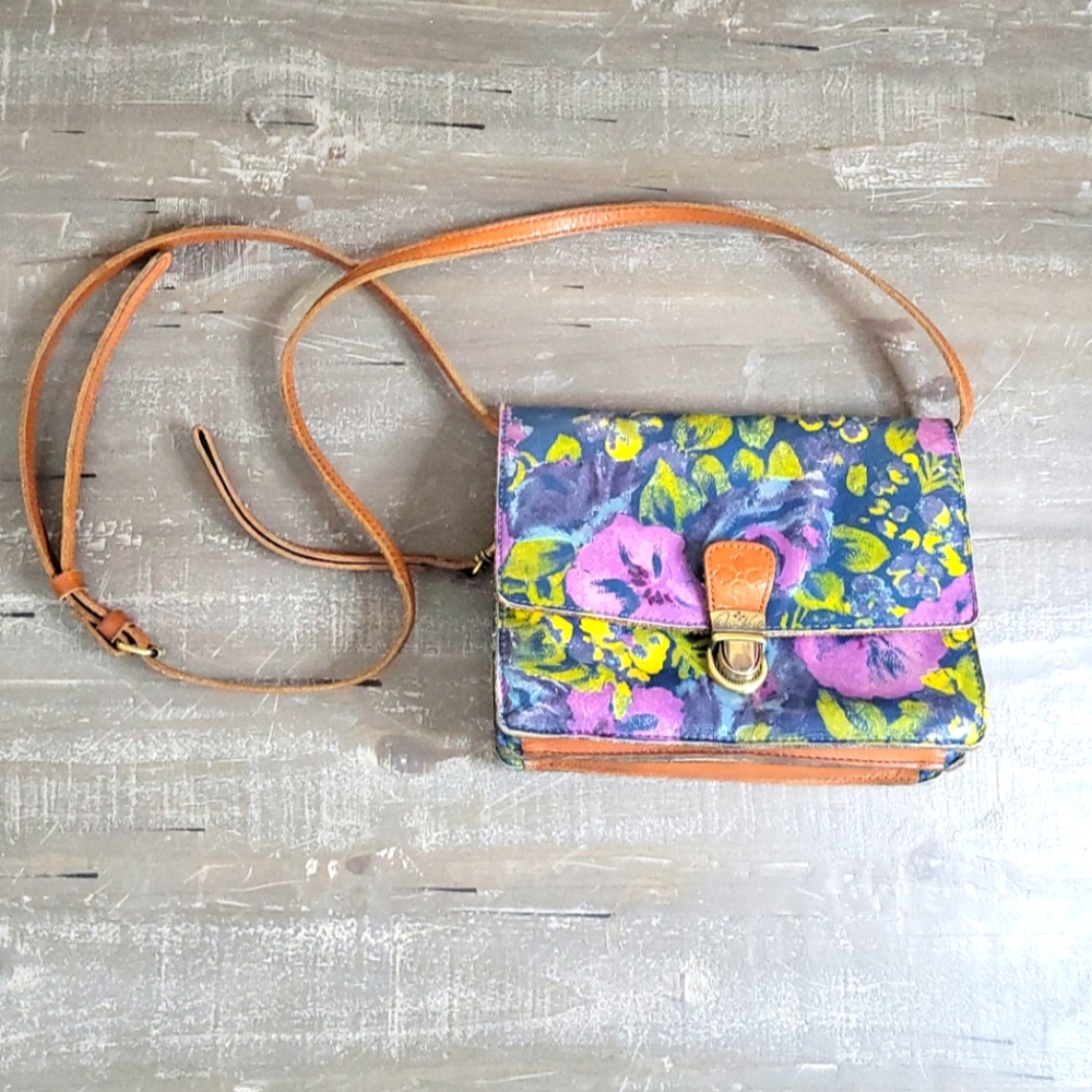 Patricia  Nash Floral Crossbody Purse
